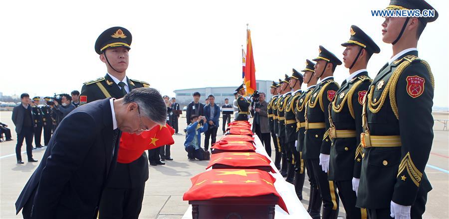 South Korea returns remains of 36 Chinese soldiers lost in Korean War