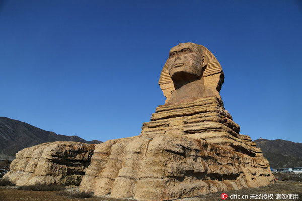 Shijiazhuang Tears down Copycat Sphinx Statue