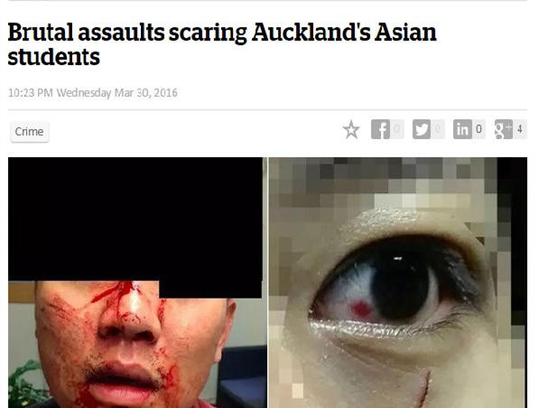 Auckland police's inaction in brutal assaults cases against Asian students questioned