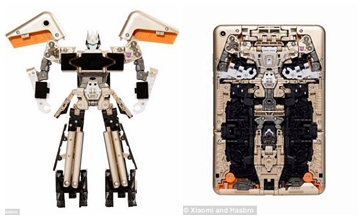 The tablet that can transform into a ROBOT: Xiaomi reveals $20 foldout toy