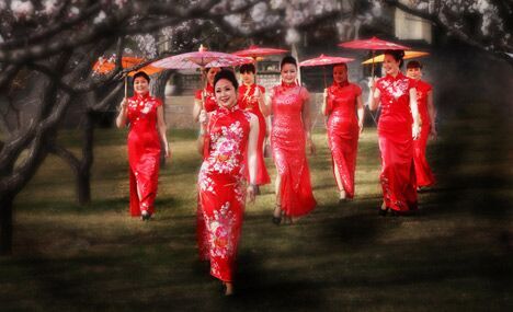 Cheongsam beauties grace Chang's Manor
