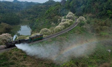 Steam train in SW China keeps operation, boosts tourism