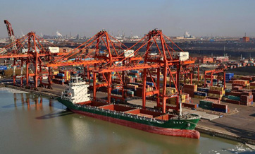 China's exports surge, imports dip