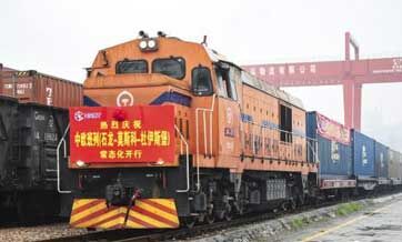 Longest cargo train route between China and Europe opens