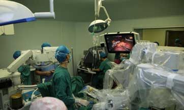 Robot-assisted surgery helps doctors to perform operation precisely