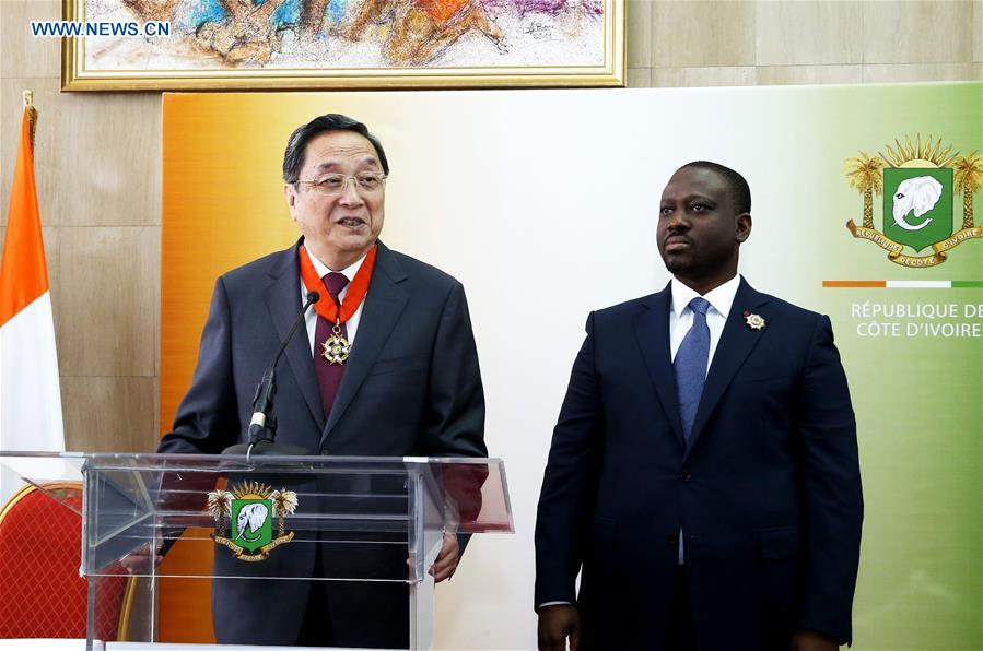 China's top political advisor visits Cote d'Ivoire to boost ties