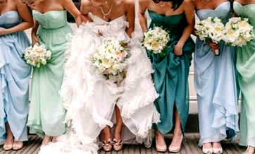 Bridesmaids can be rented at weddings