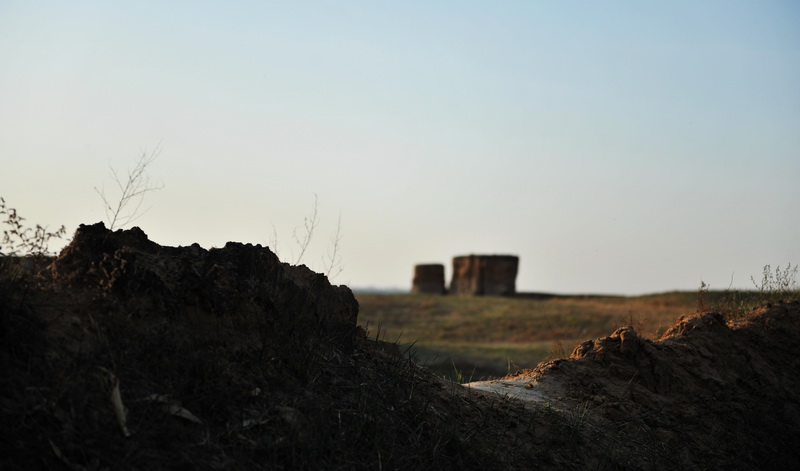 Unique scenery of earth forest in Datong