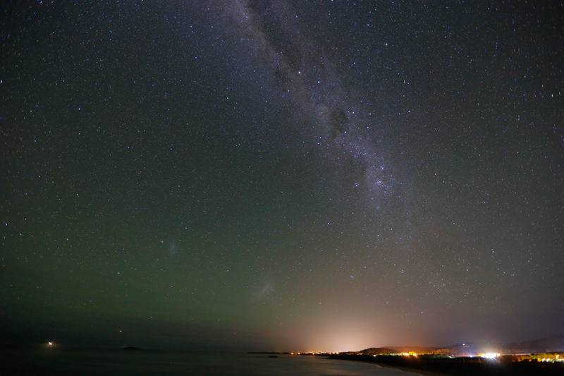Milky Way over Woolgoolga in Australia