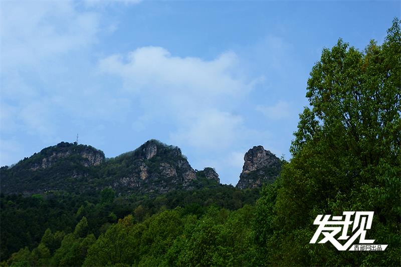 Beautiful scenery of Wufeng Mountain in Shaanxi province