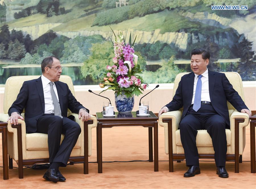 Chinese president meets Russian foreign minister