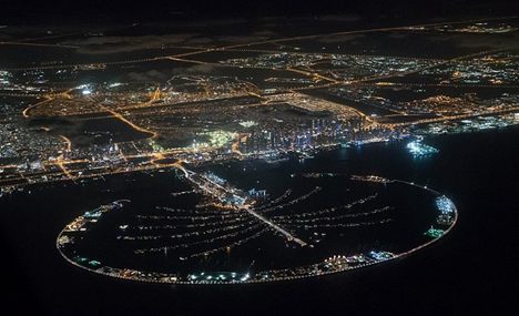 Way to glow: Stunning Images Taken by Flight Captain Show illuminating Cities