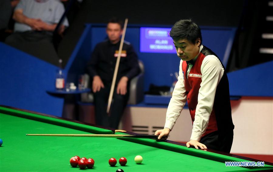 China's Ding becomes first Asian player to reach snooker worlds fina