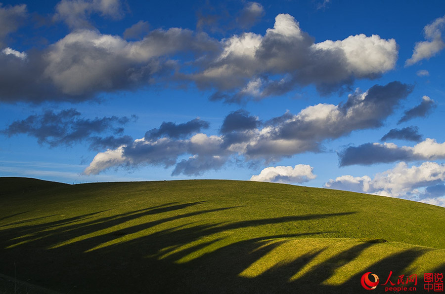 The breathtaking Aketasi grassland in NW ‎China‬'s Xinjiang