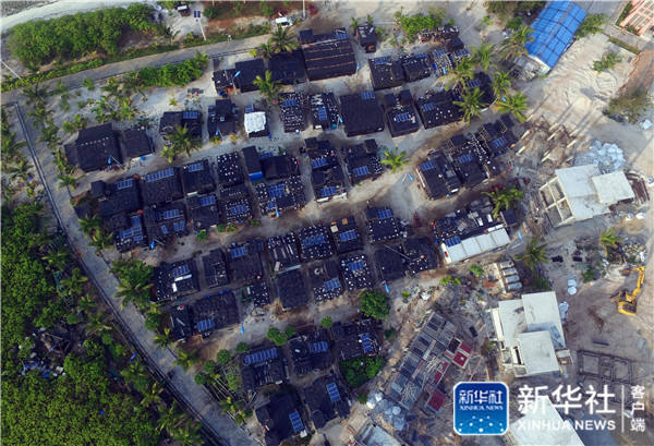 Daily lives of fishermen on Zhaoshu Island, Sansha city