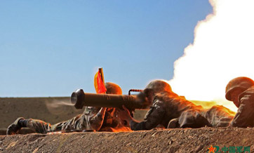 Stunning photos of mortars firing