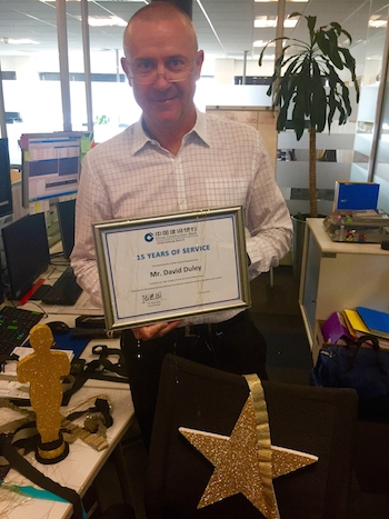 SA banker marks 15 years with Chinese bank