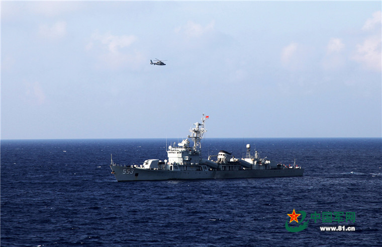 South China Sea Fleet conducts real combat drill