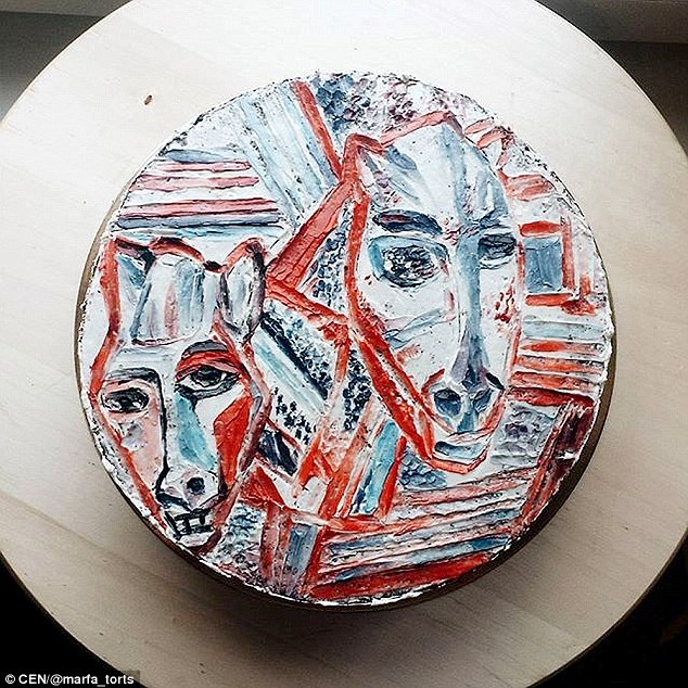 Move over Mary Berry! Bakers recreate masterpieces by Van Gogh, Chagall and Renoir on CAKE