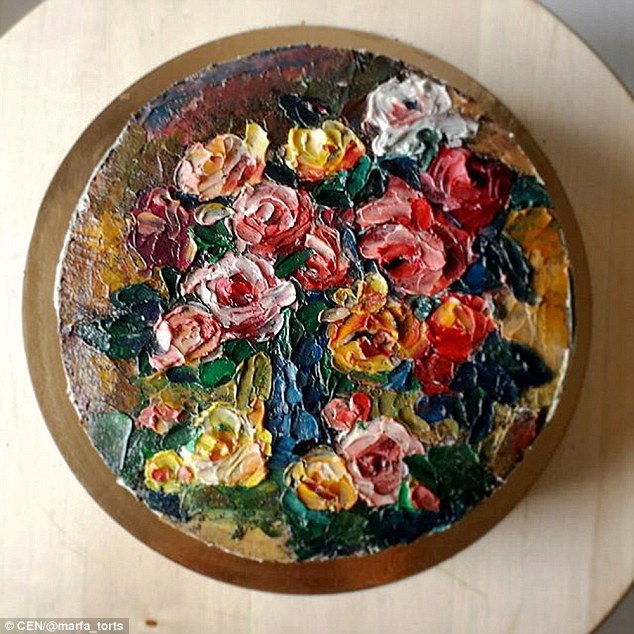 Move over Mary Berry! Bakers recreate masterpieces by Van Gogh, Chagall and Renoir on CAKE