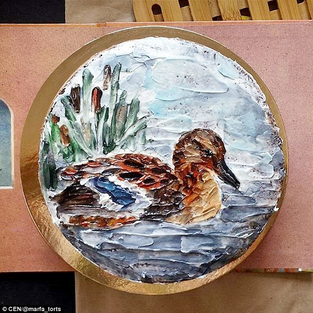 Move over Mary Berry! Bakers recreate masterpieces by Van Gogh, Chagall and Renoir on CAKE