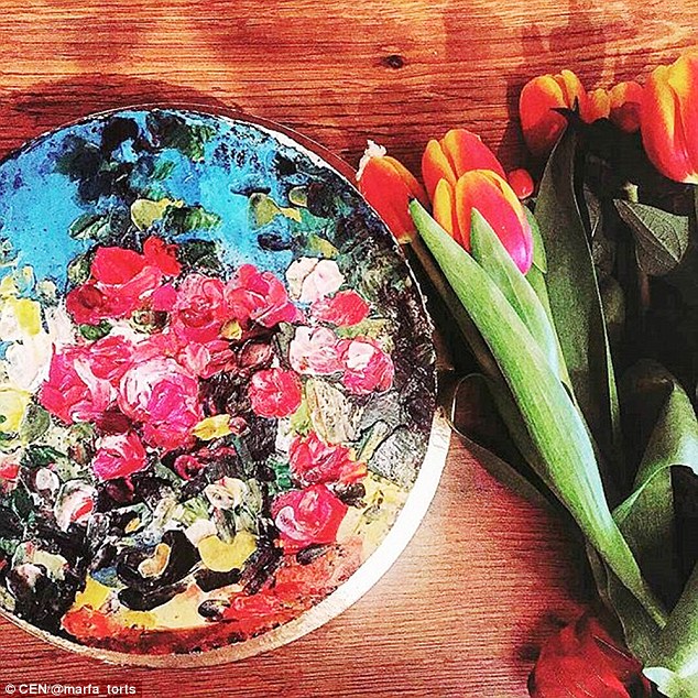 Move over Mary Berry! Bakers recreate masterpieces by Van Gogh, Chagall and Renoir on CAKE