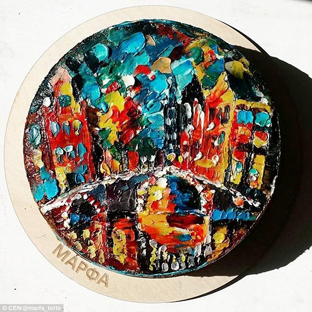 Move over Mary Berry! Bakers recreate masterpieces by Van Gogh, Chagall and Renoir on CAKE