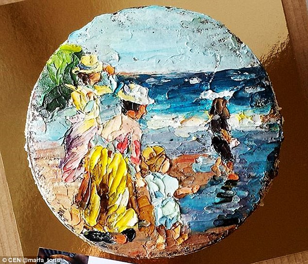 Move over Mary Berry! Bakers recreate masterpieces by Van Gogh, Chagall and Renoir on CAKE