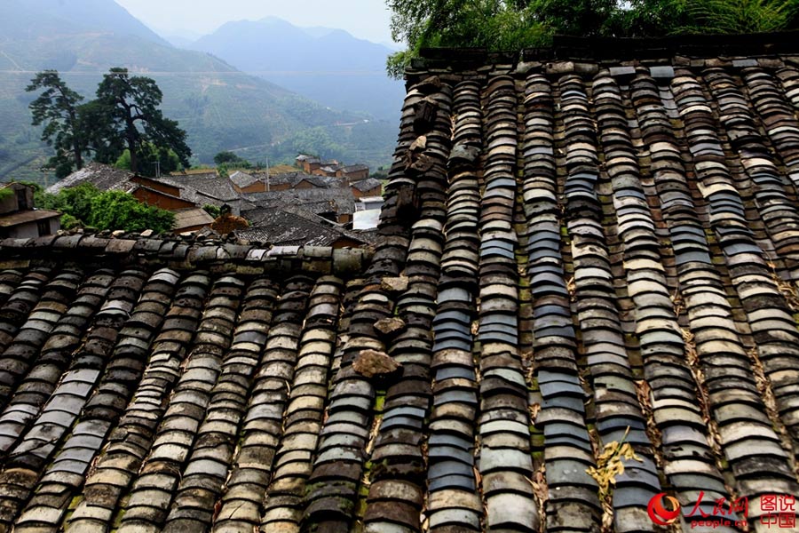 Antique traditional folk houses in Lishui