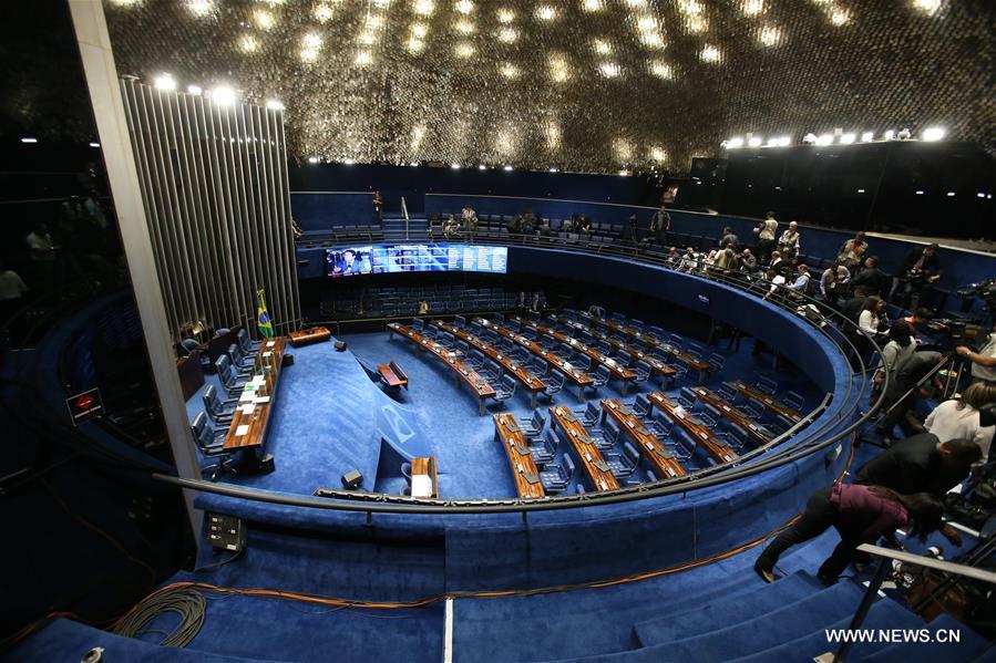 Spotlight: Brazil's Senate to vote on impeachment trial for Rousseff as political chaos underway