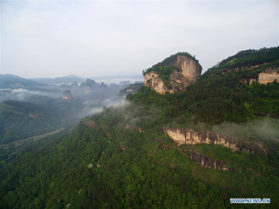 Fantastic scenery of Mount Wuyi in southeast China