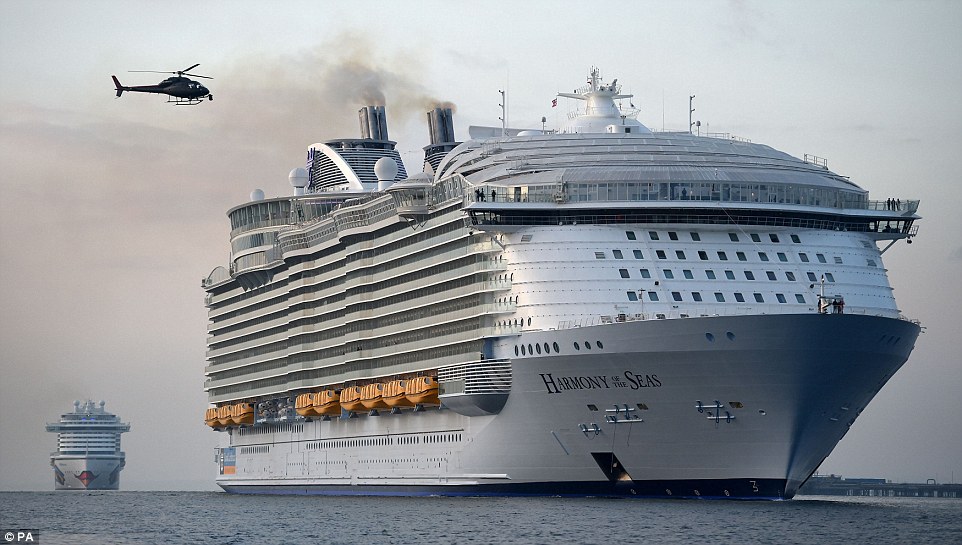 World’s biggest cruise ship Harmony of the Seas to  start maiden voyage 