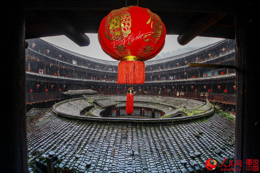 Spectacular view of Fujian Tulou