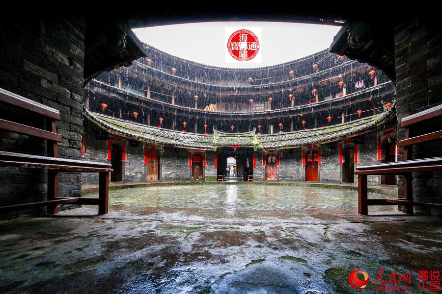 Spectacular view of Fujian Tulou