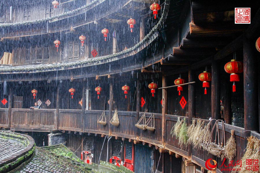 Spectacular view of Fujian Tulou