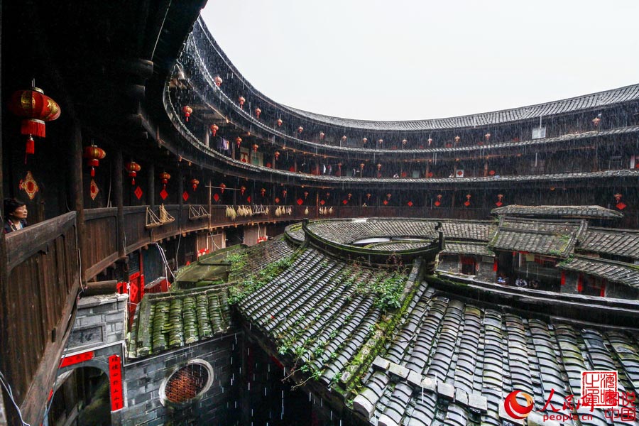 Spectacular view of Fujian Tulou