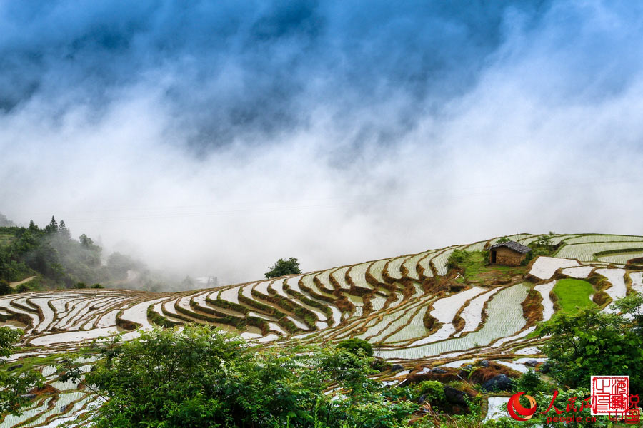 Splendid scenery of Wuyin terrace