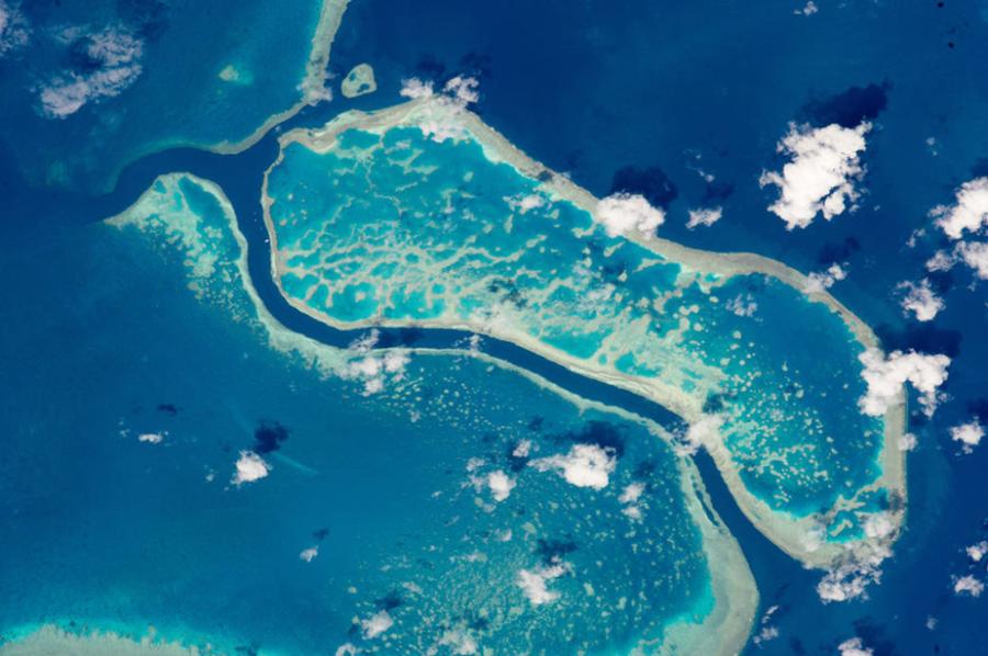 Space images: Australia's Great Barrier Reef 