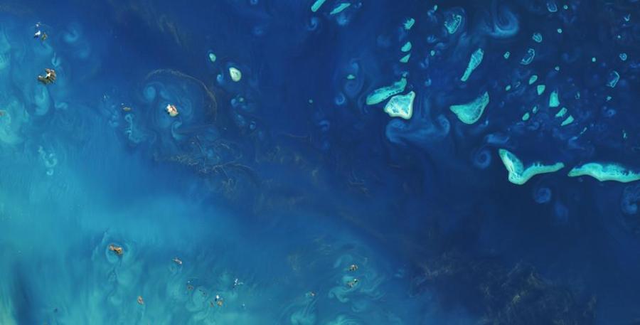 Space images: Australia's Great Barrier Reef 