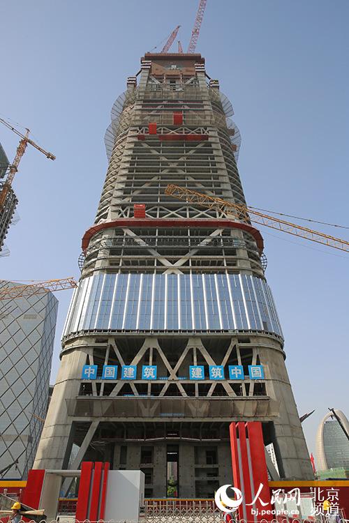 Tallest skyscraper in Beijing to be capped next July