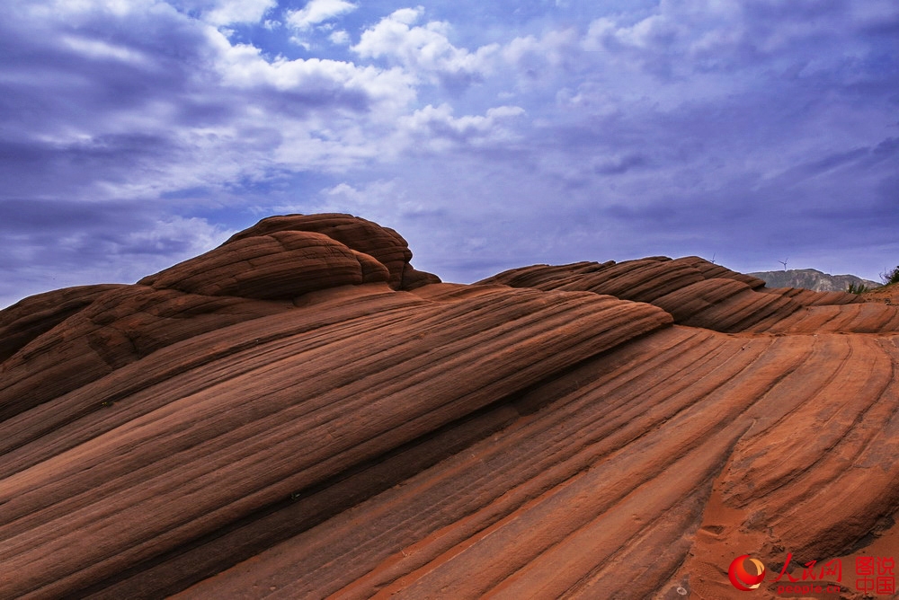 Visually surreal: Jingbian wave valley in NW China