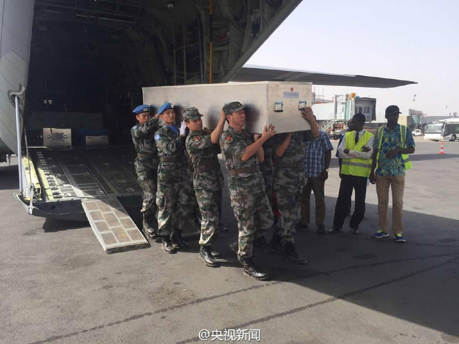 Body of Chinese Peacekeeper Transferred to Mali Capital