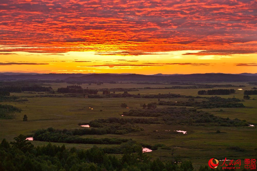 Intoxicating scenery of Nanwenghe Wetland