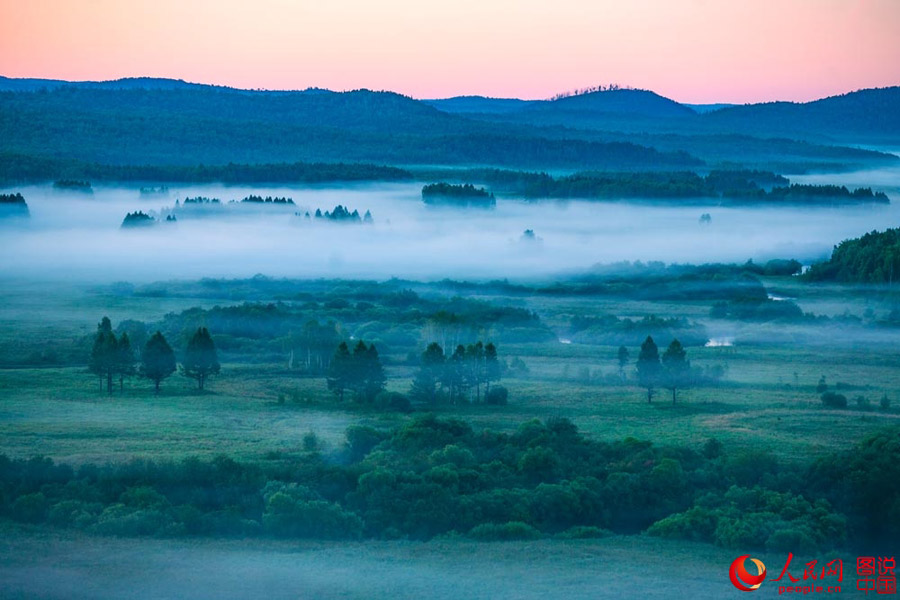 Intoxicating scenery of Nanwenghe Wetland