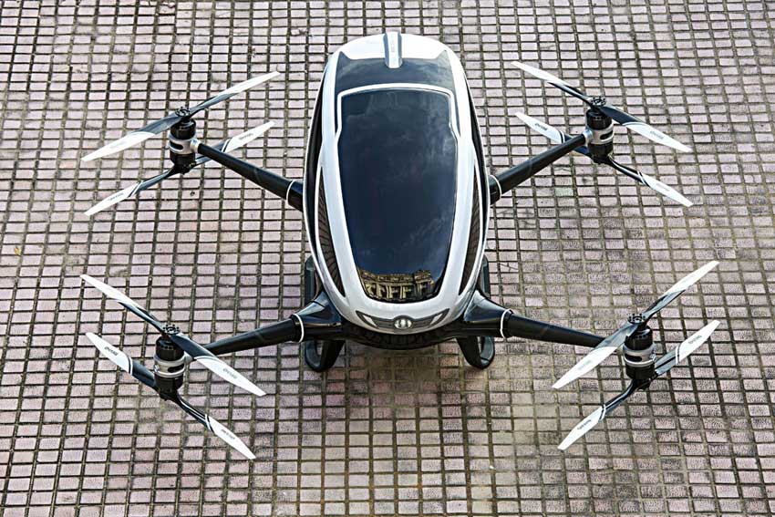 single passenger drone