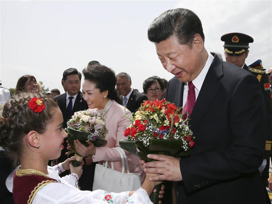 Chinese president arrives in Serbia for state visit