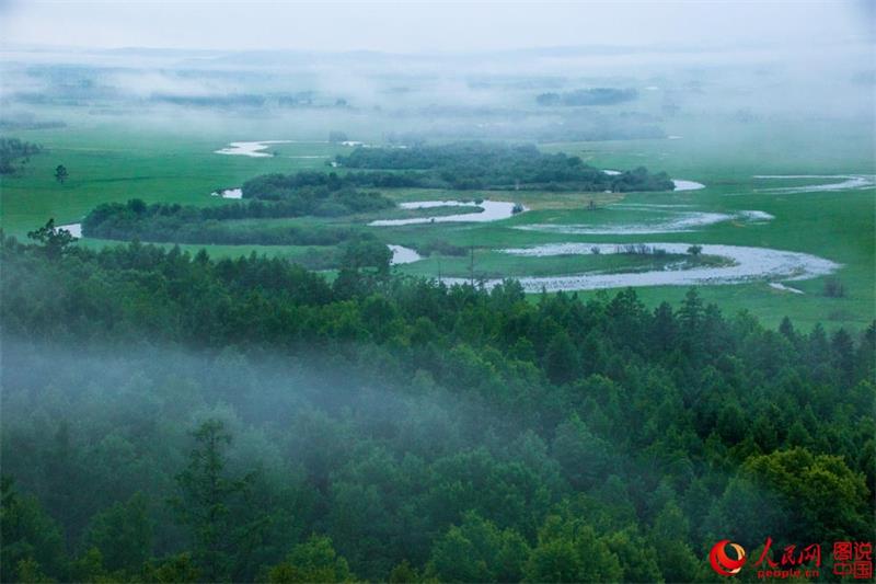 Beautiful Nanweng River in Heilongjiang