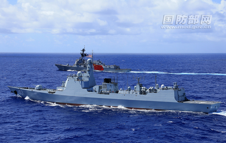 Chinese, US warships conduct training near Hawaiian waters