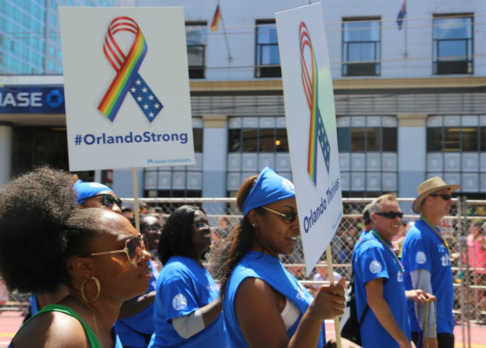 Orlando remembered at San Francisco pride parade