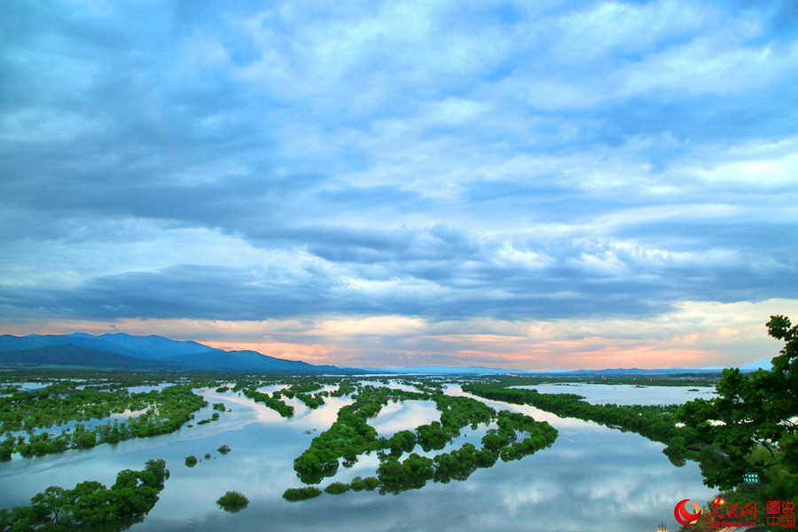 Intoxicating scenery of Nanhu Wetland